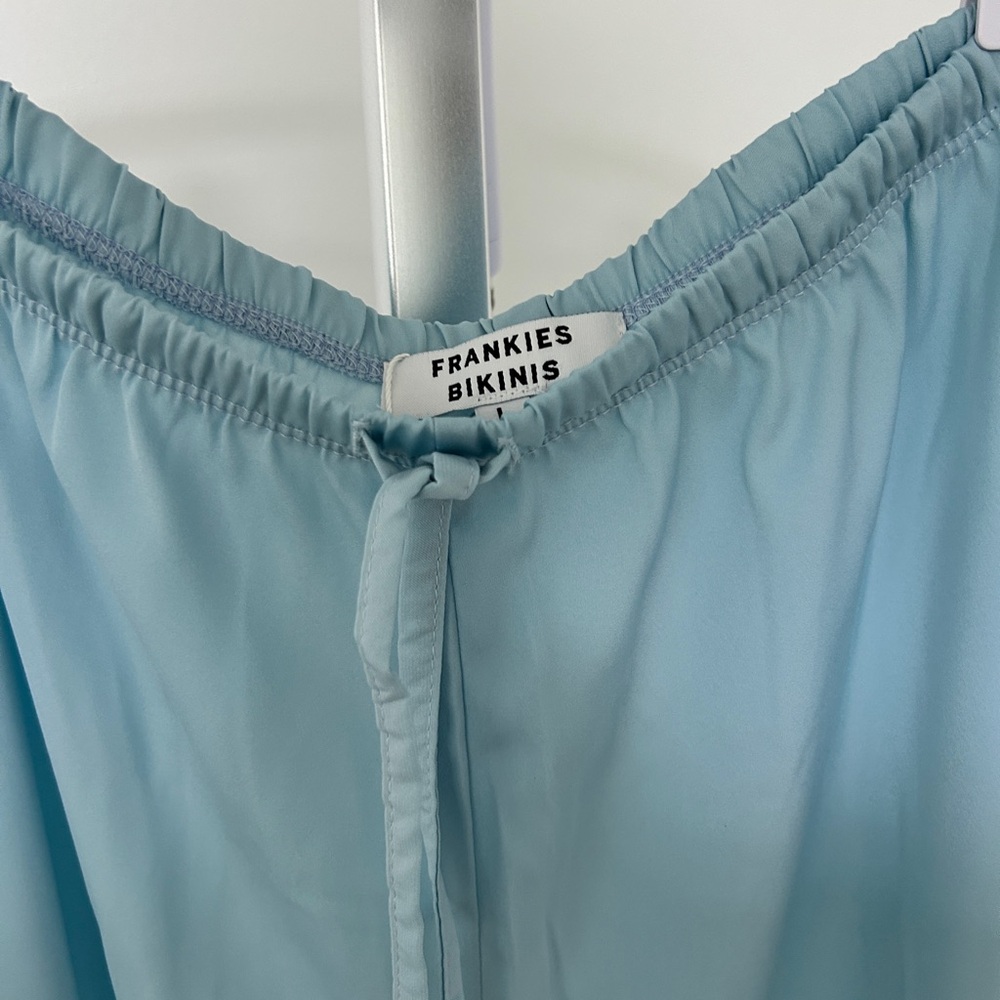 NWT Frankies Bikinis Michelle Low Rise Wide Leg Pants - Picture 6 of 9